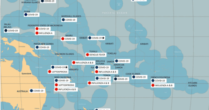 Epidemic and emerging disease alerts in the Pacific as of 28 March 2023 - World