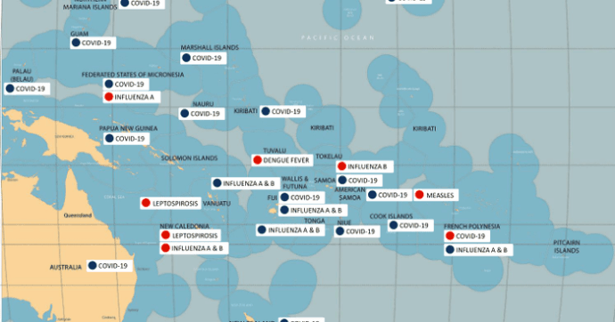 Epidemic and emerging disease alerts in the Pacific as of 25 April 2023 - World