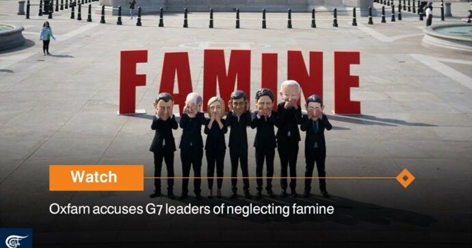 Oxfam accuses G7 leaders of neglecting famine